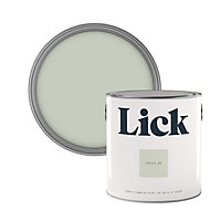 Lick Green 09 Matt Emulsion paint, 2.5L