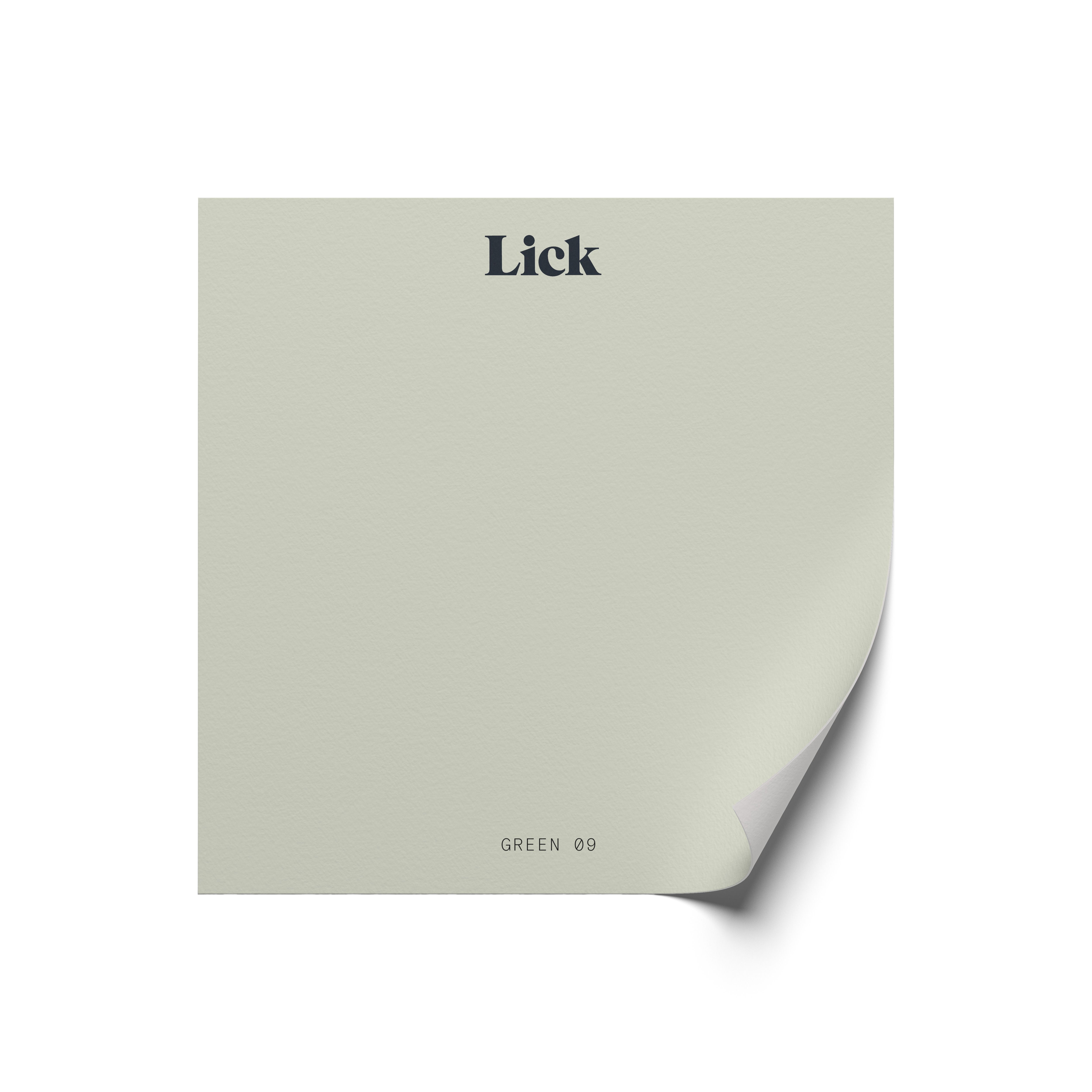 Lick Green 09 Peel & stick Tester