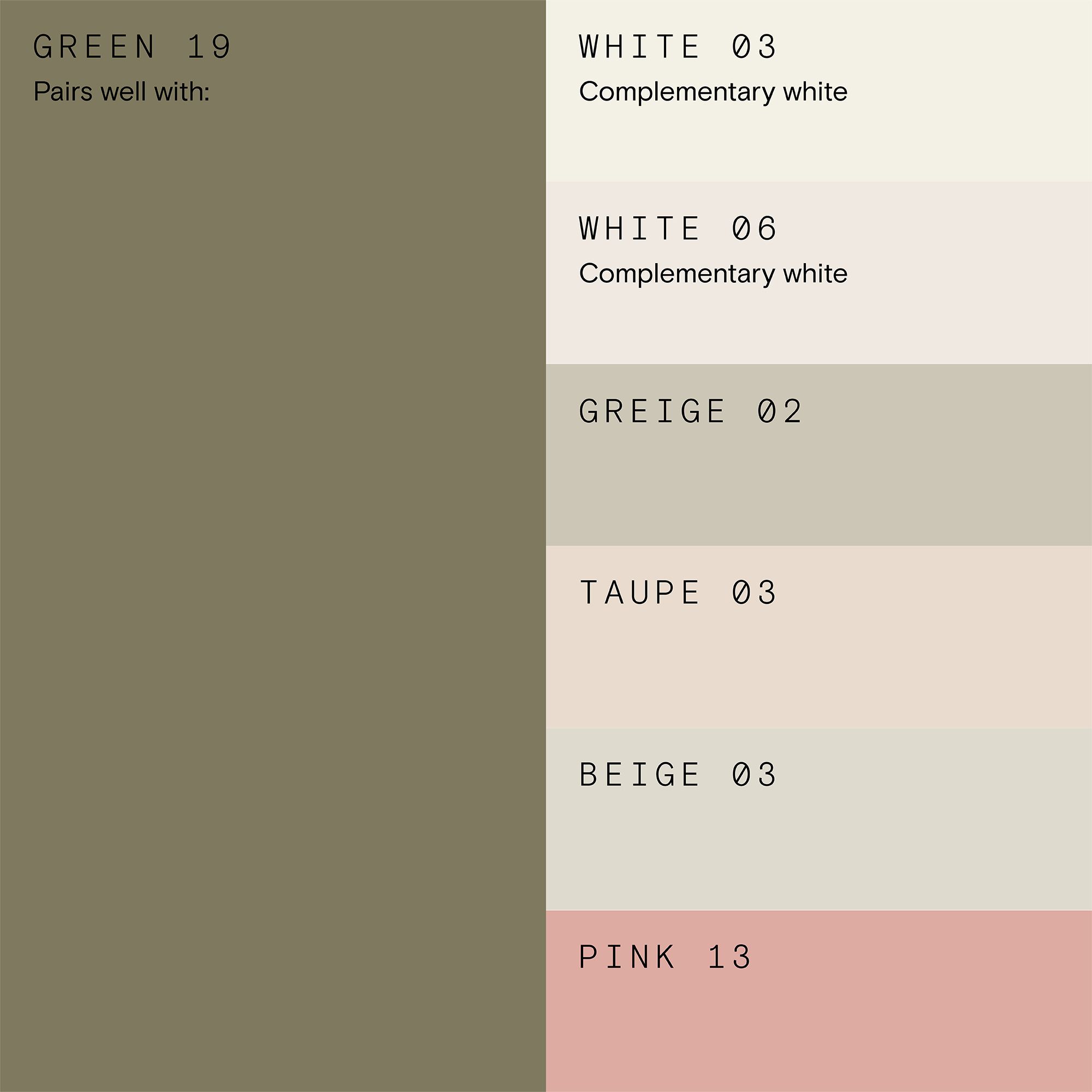 Lick Green 19 Matt Wall & ceiling Emulsion paint, 2.5L