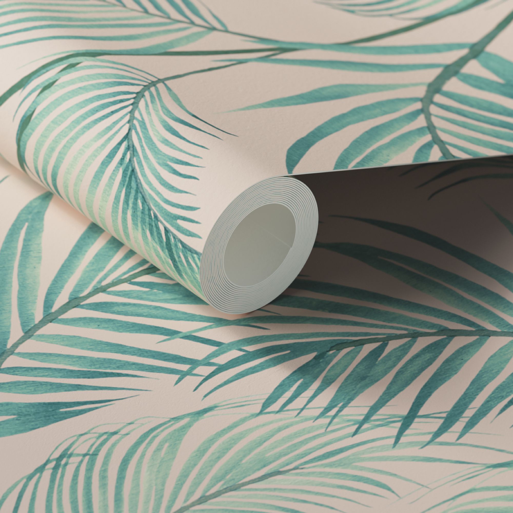 Lick Green & Pink Jungle 02 Patterned Textured Wallpaper