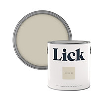 Lick Greige 02 Matt Emulsion paint, 2.5L