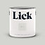 Lick Grey 01 Eggshell Emulsion paint, 2.5L