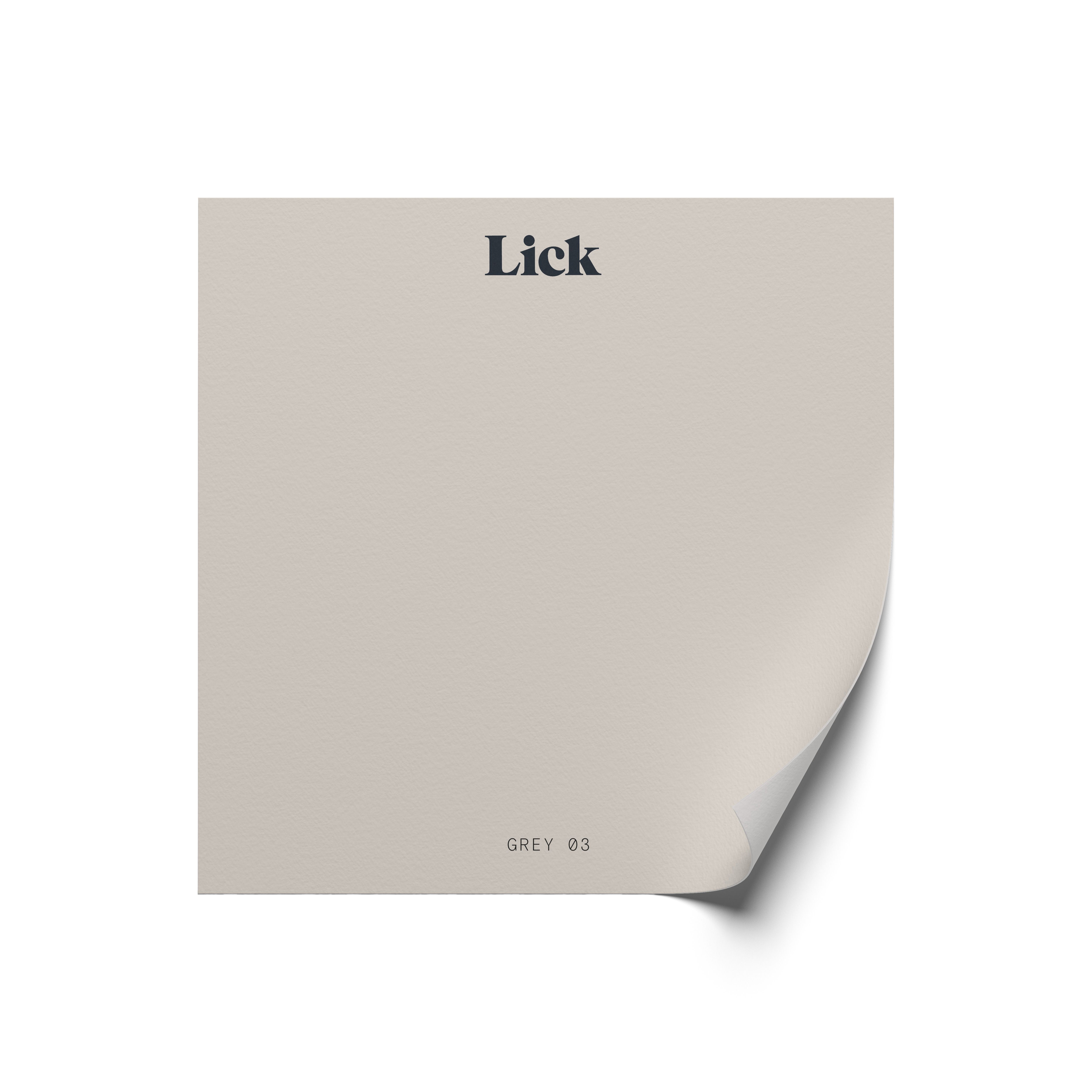 Lick Grey 03 Peel & stick Tester