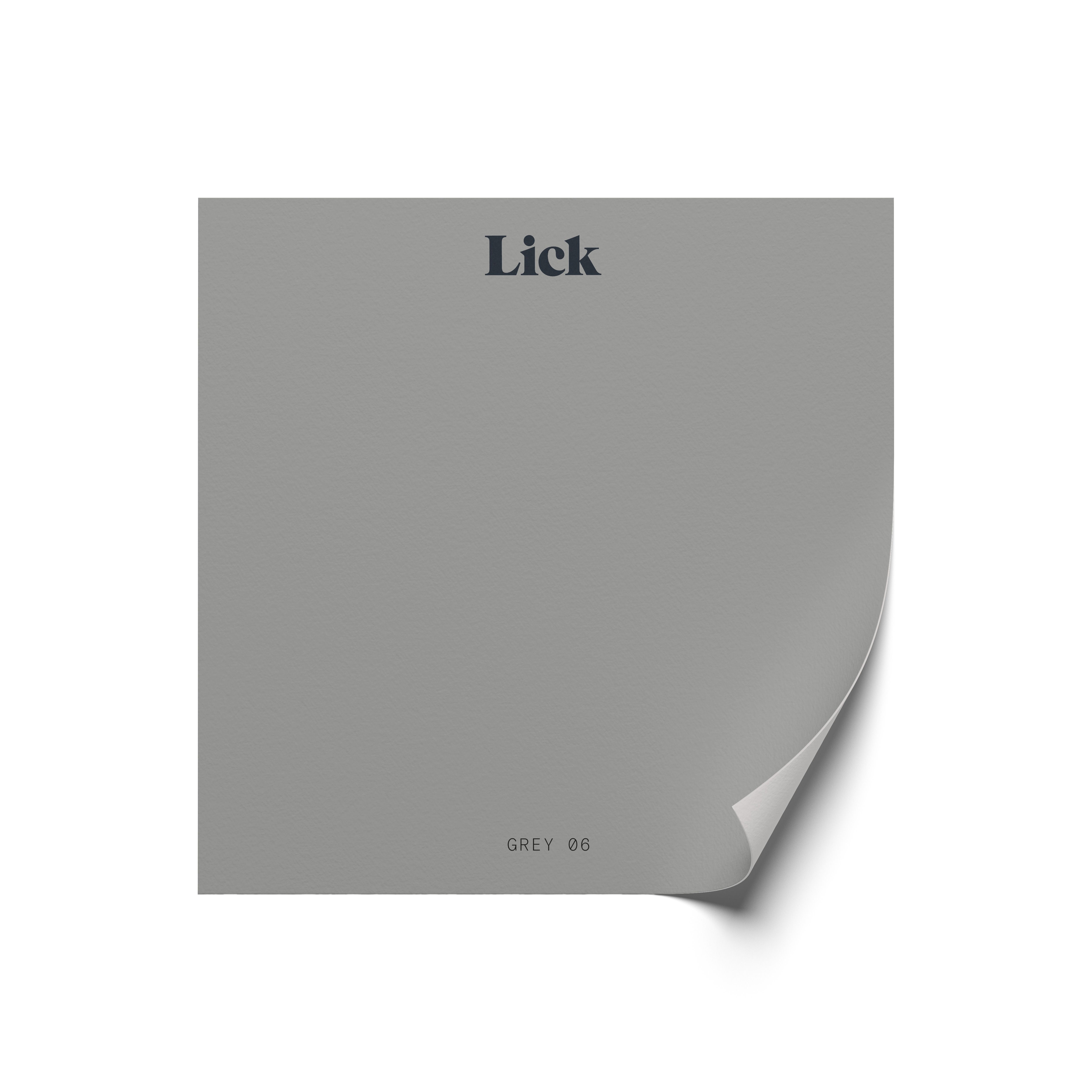 Lick Grey 06 Peel & stick Tester