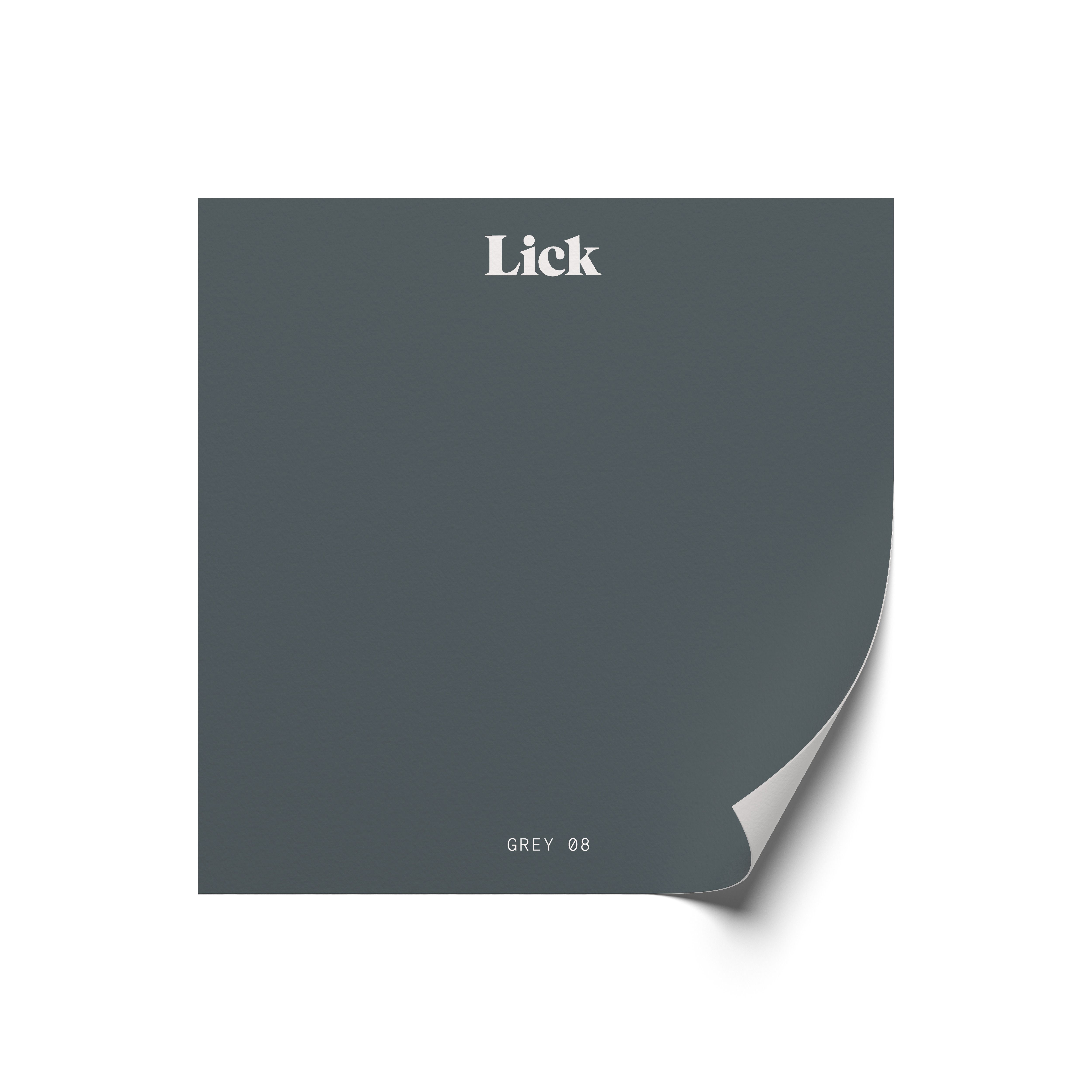 Lick Grey 08 Peel & stick Tester