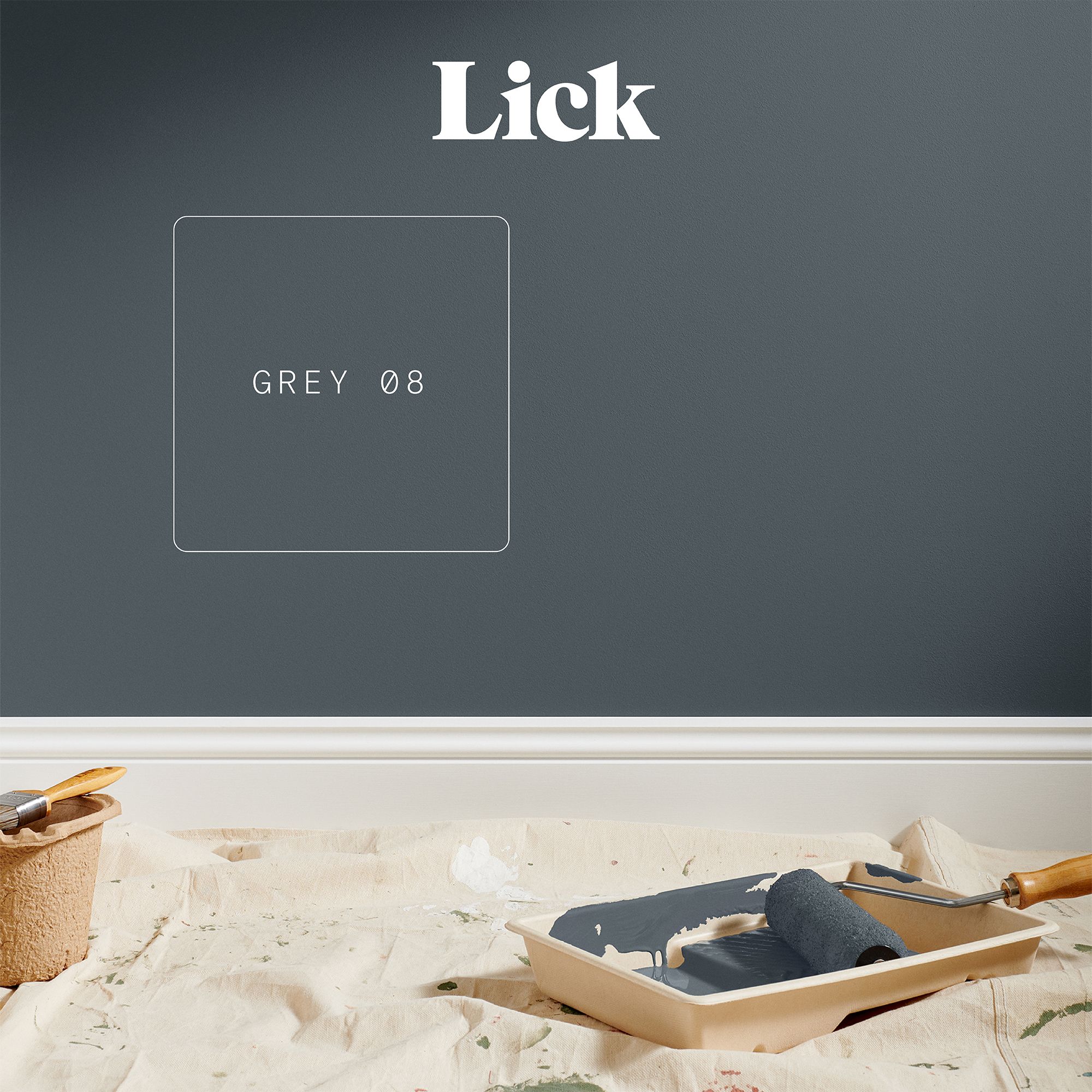 Lick Grey 08 Peel & stick Tester