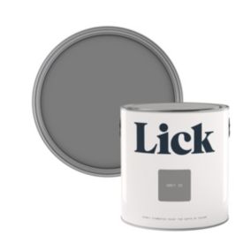Lick Grey 15 Eggshell Emulsion paint, 2.5L