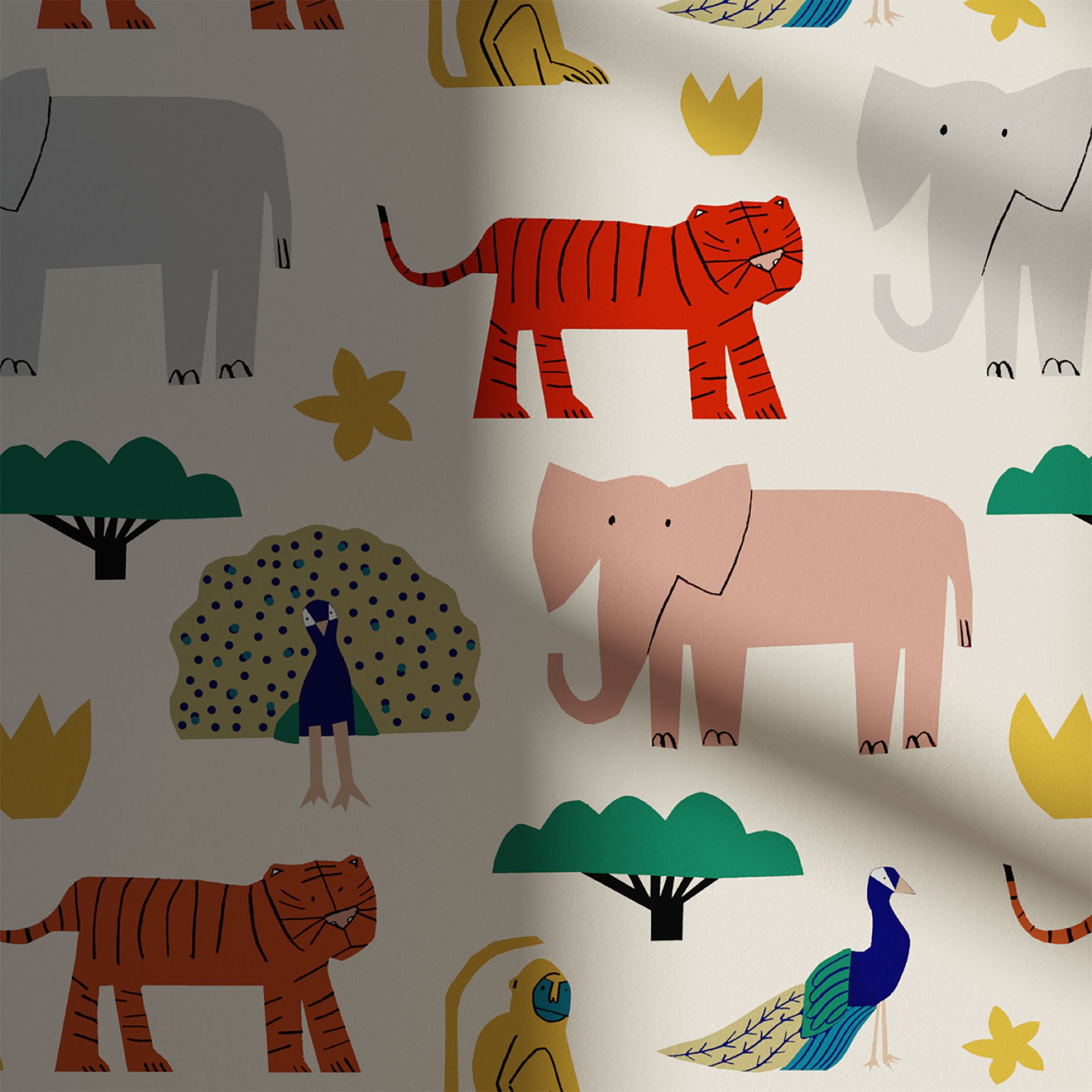 Lick Multicolour Safari 01 Textured Wallpaper Sample