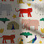 Lick Multicolour Safari 01 Textured Wallpaper