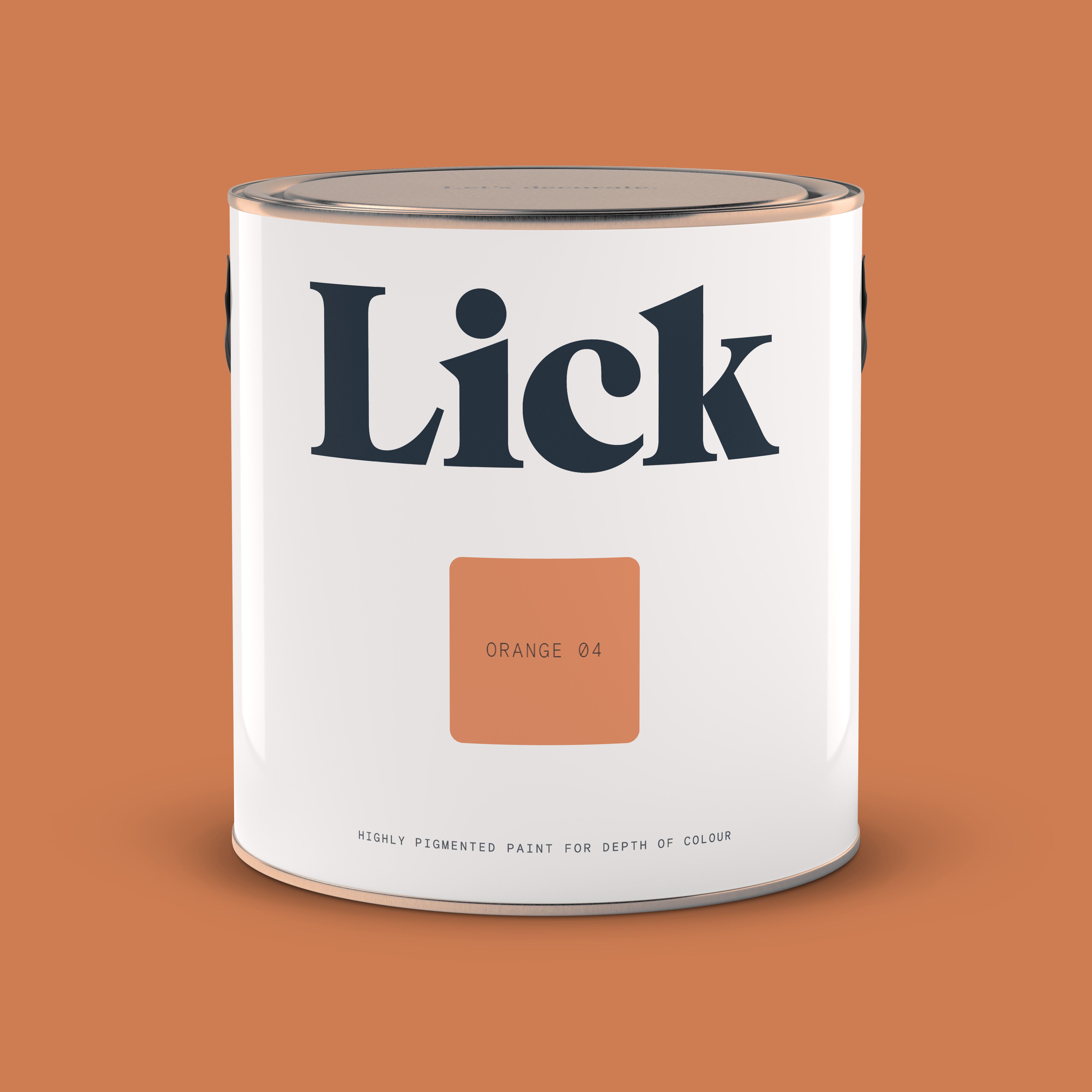 Lick Orange 04 Eggshell Emulsion paint, 2.5L