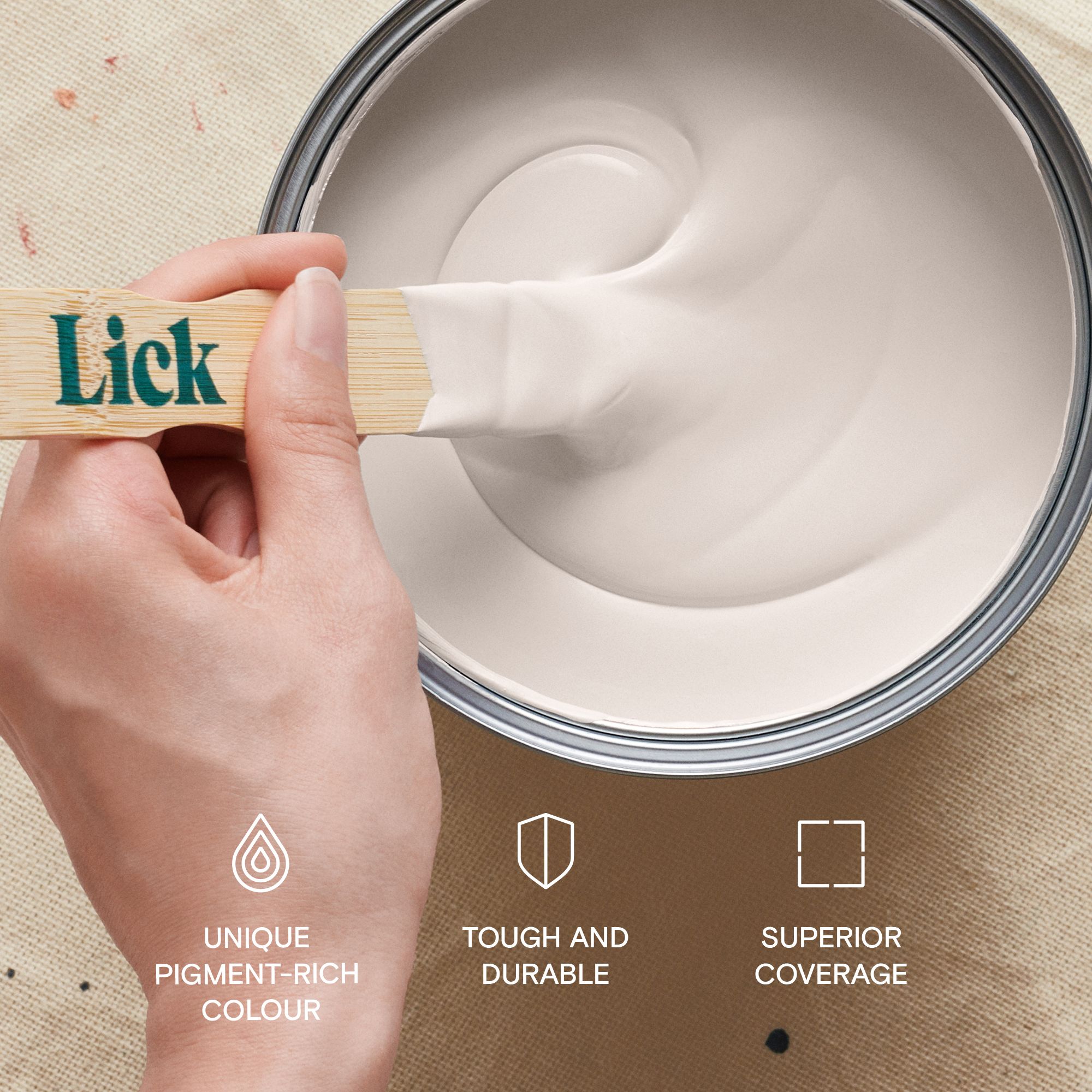 Lick Pink 01 Eggshell Wall & ceiling Emulsion paint, 2.5L