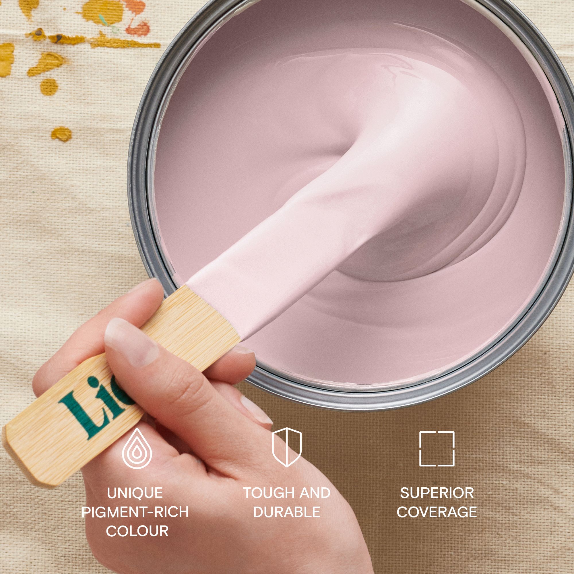 Lick Pink 03 Matt Emulsion paint, 2.5L