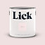 Lick Pink 04 Eggshell Emulsion paint, 2.5L