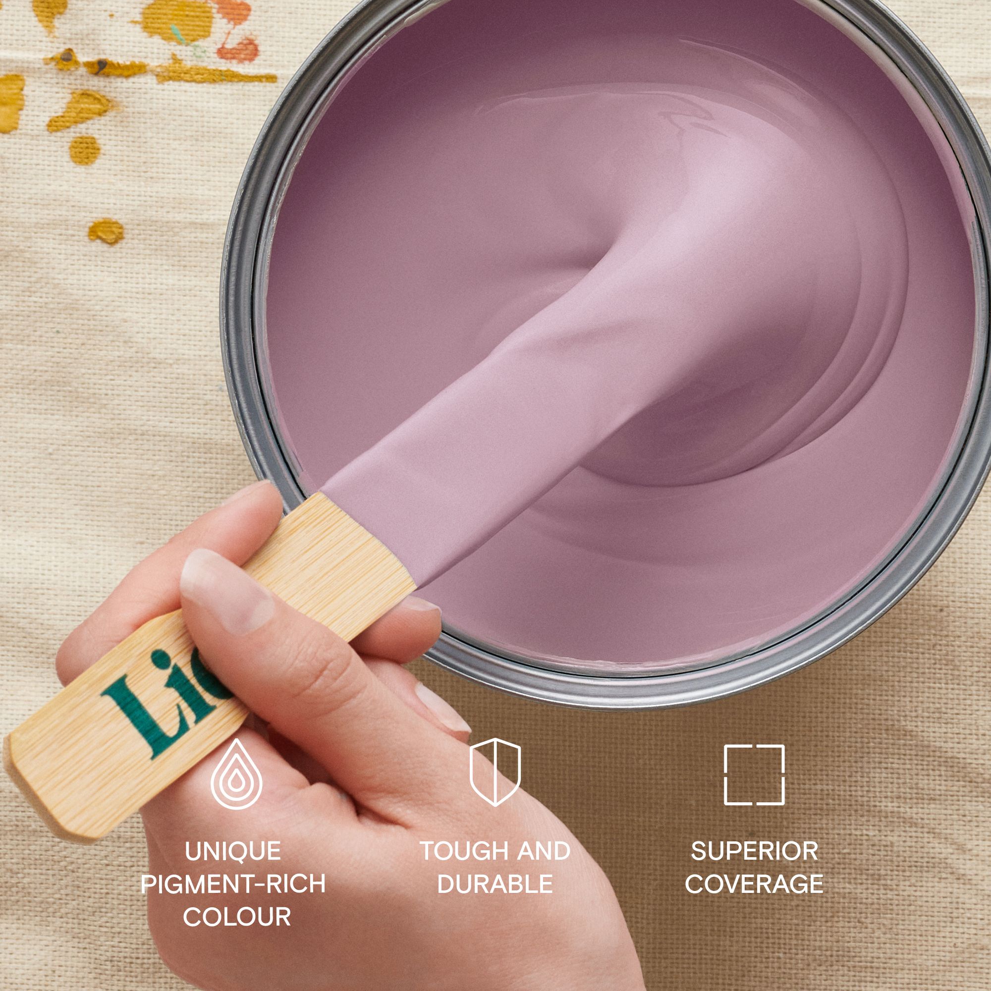 Lick Pink 10 Eggshell Emulsion paint, 2.5L