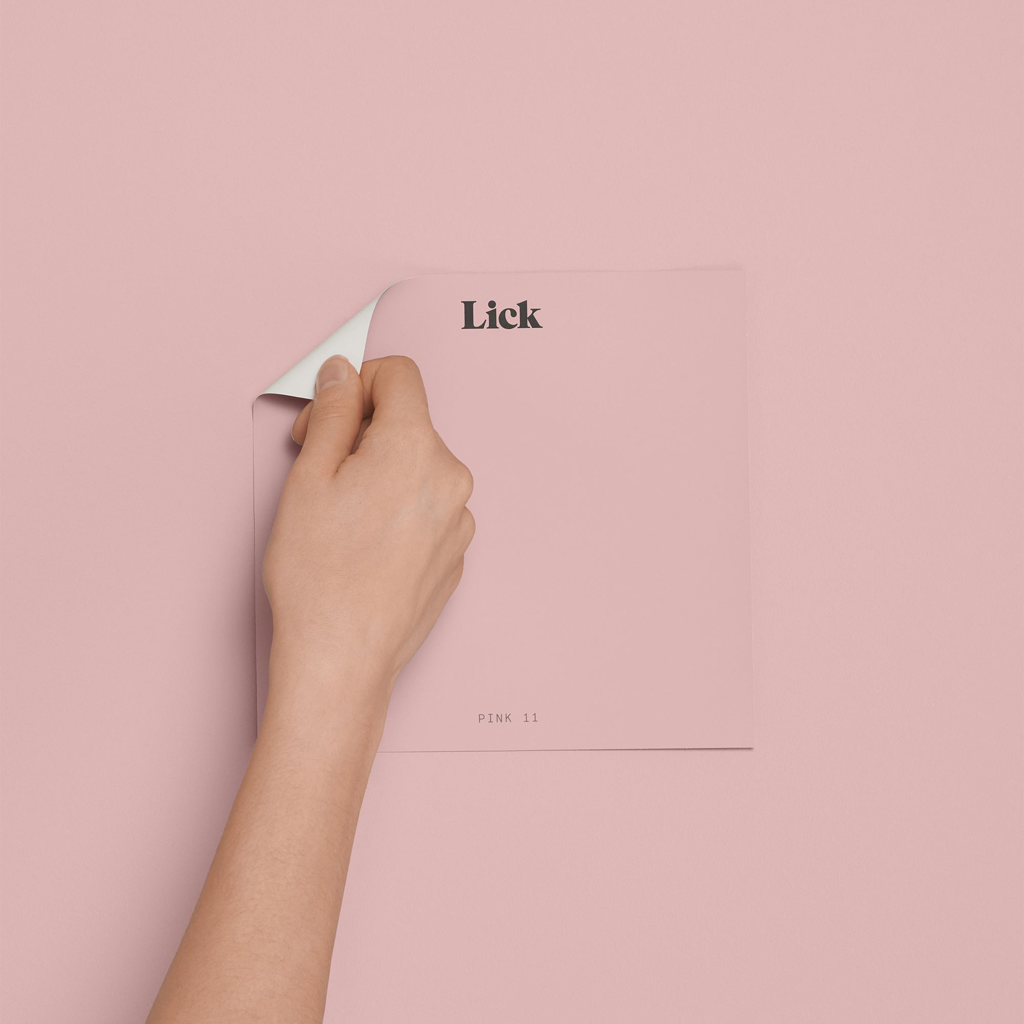 Lick Pink 11 Peel & stick Tester