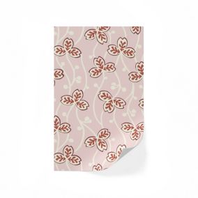 Lick Pink & Red Clover 02 Textured Wallpaper Sample