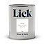 Lick Pure Brilliant White Satin Metal & wood paint, 750ml