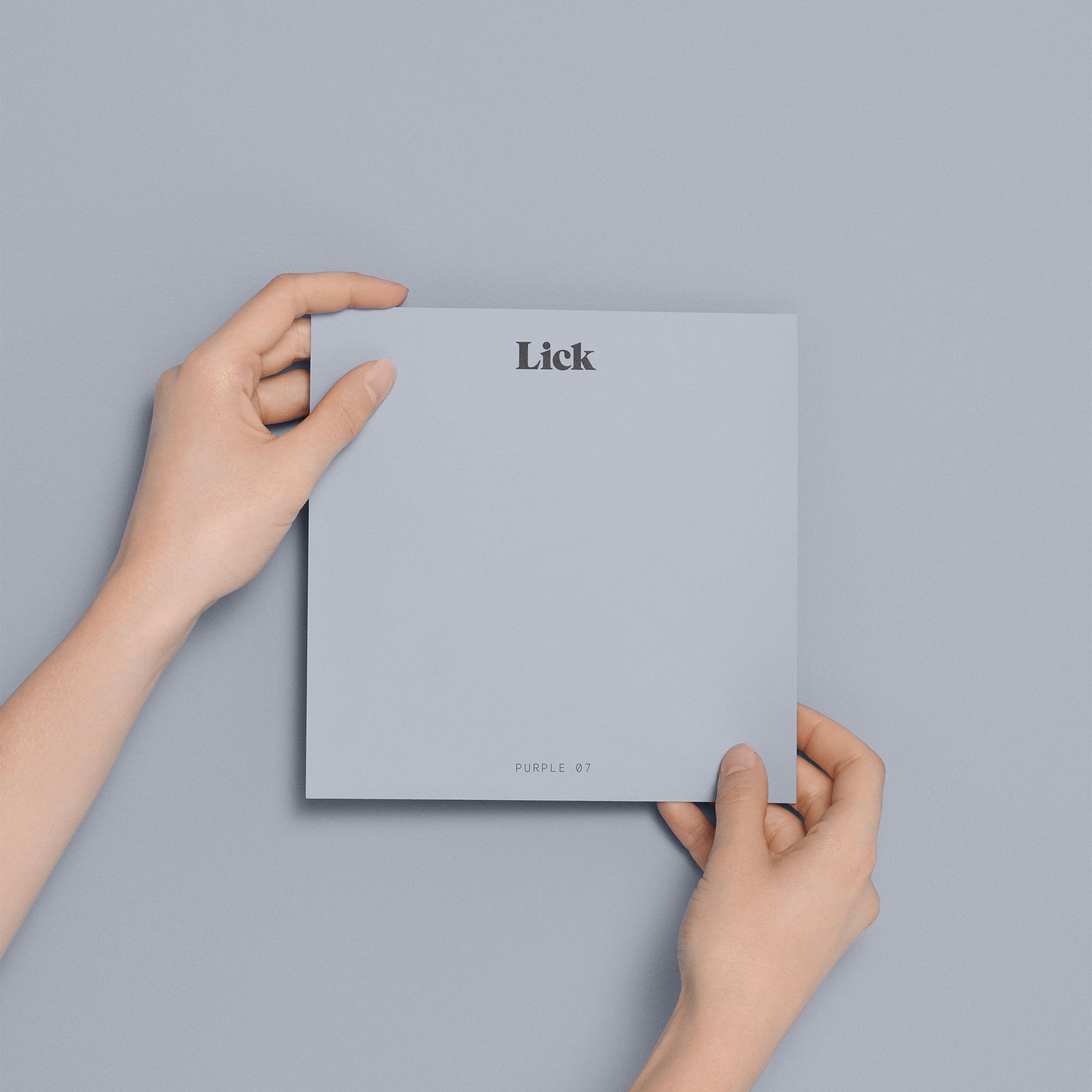 Lick Purple 07 Peel & stick Tester