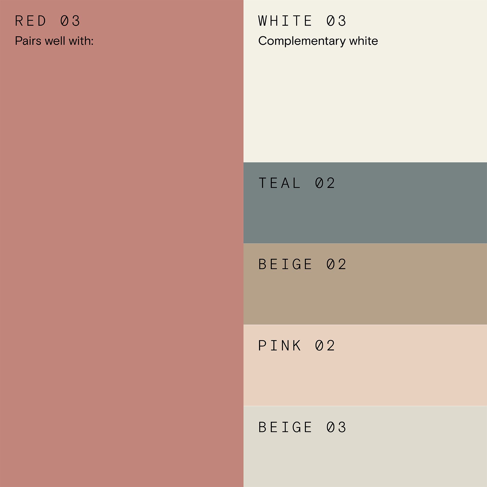 Lick Red 03 Eggshell Wall & ceiling Emulsion paint, 2.5L