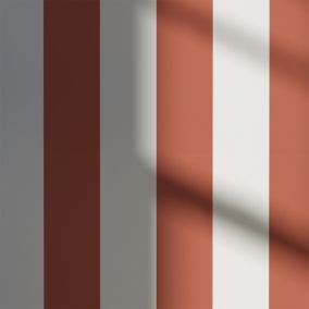 Lick Red & White Stripe 03 Textured Wallpaper