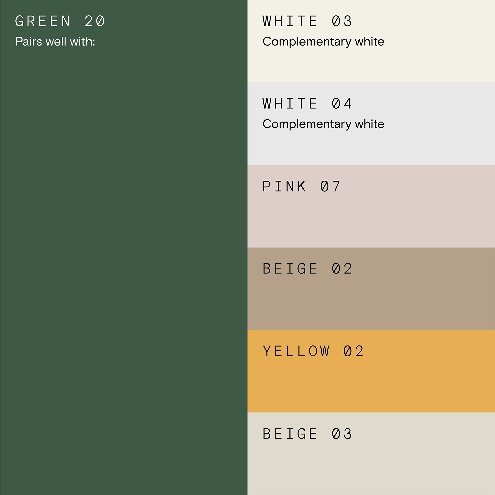 Lick Supreme Green 20 Flat matt Multi-surface Emulsion paint, 2.5L