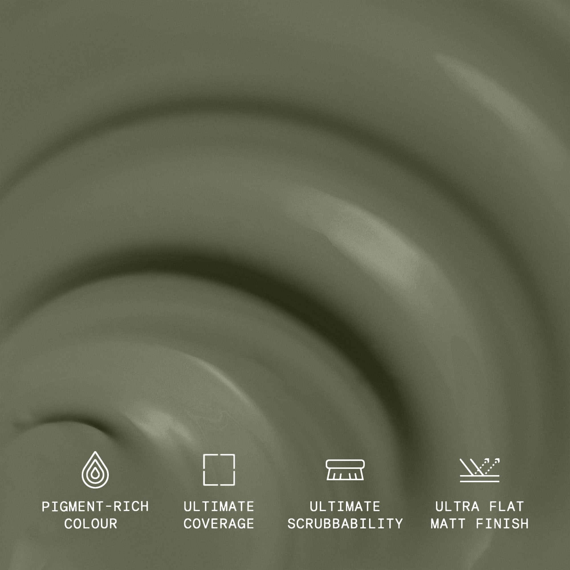 Lick Supreme Green 22 Flat matt Multi-surface Emulsion paint, 2.5L