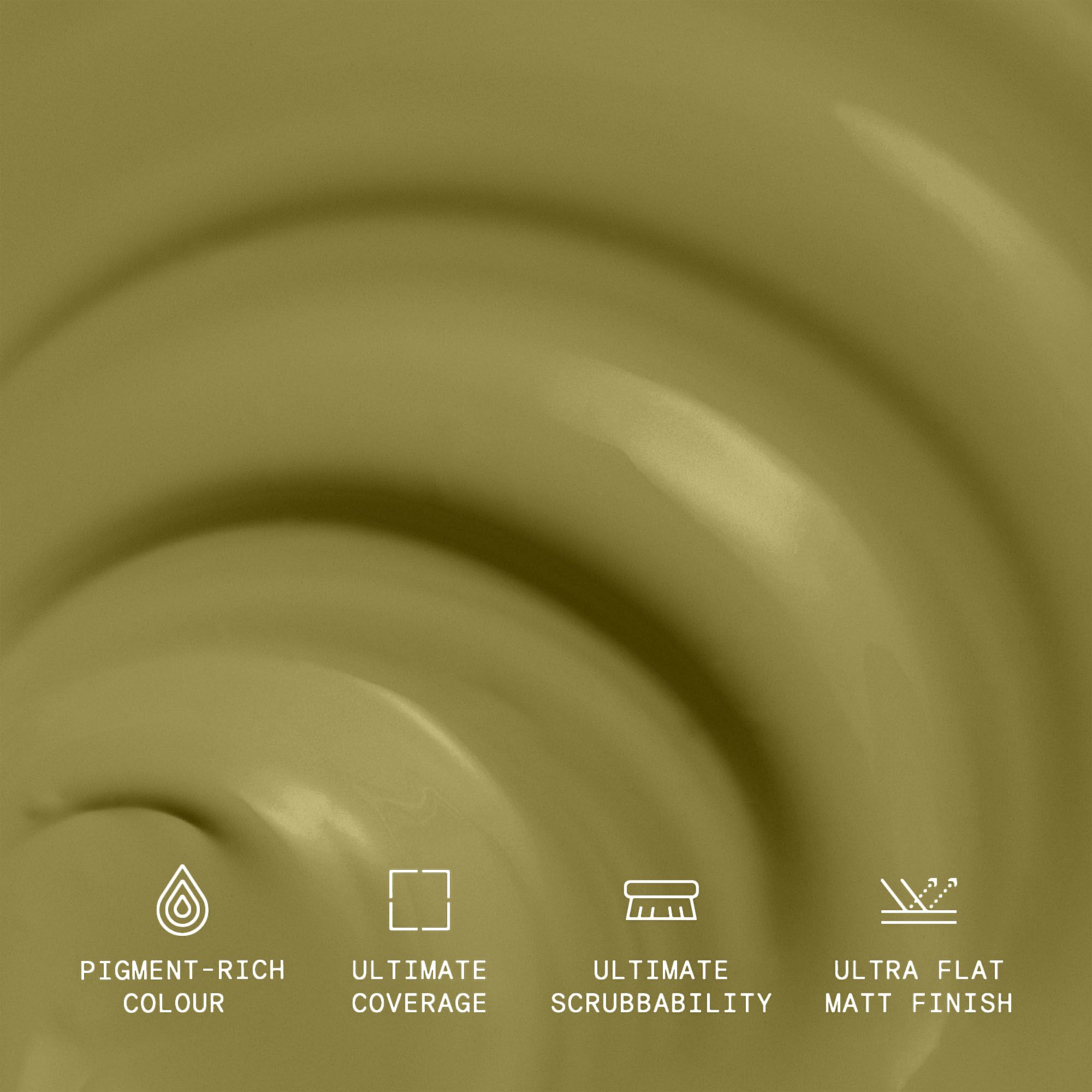 Lick Supreme Green 23 Flat matt Multi-surface Emulsion paint, 2.5L