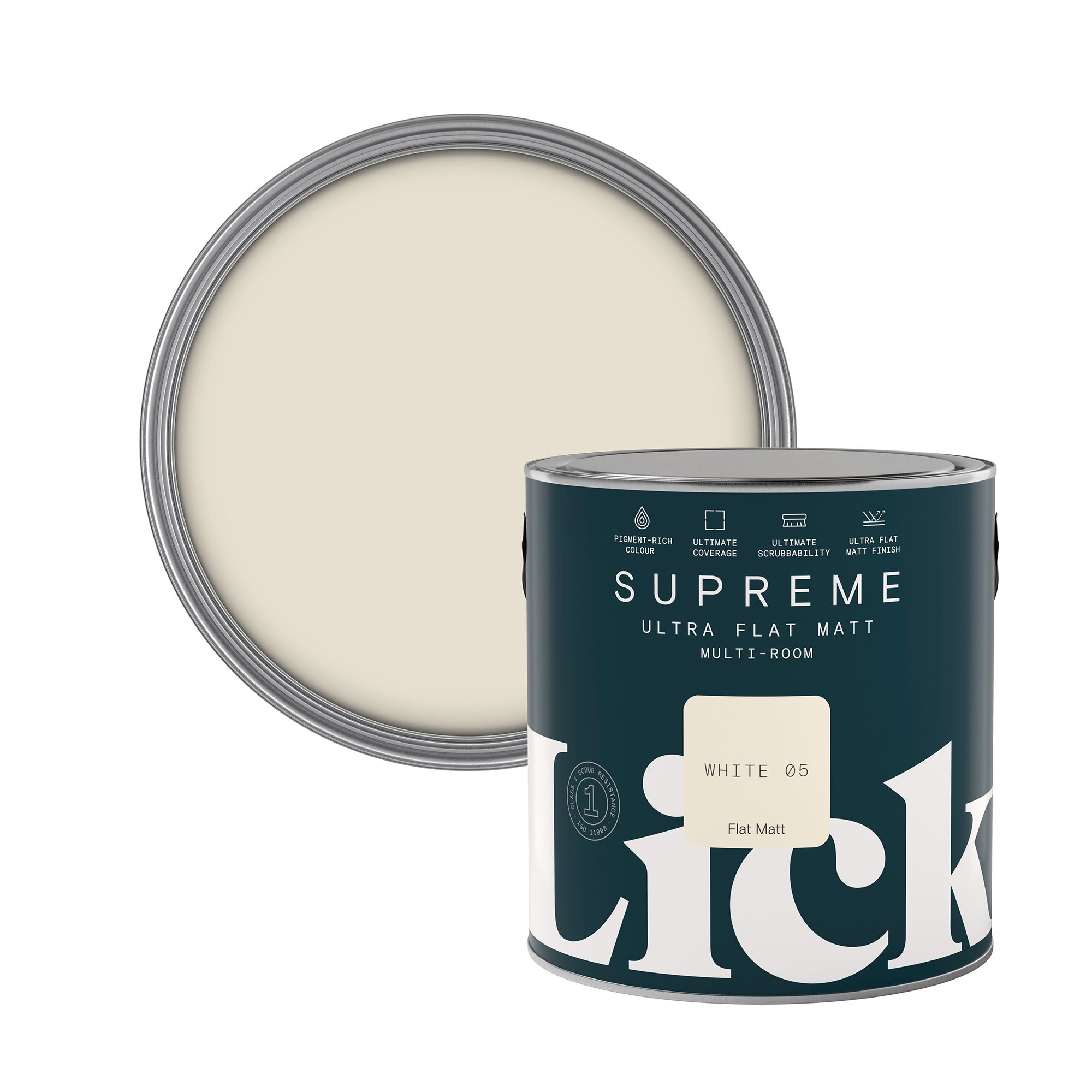 Supreme 05 Flat matt Multi surface Emulsion paint