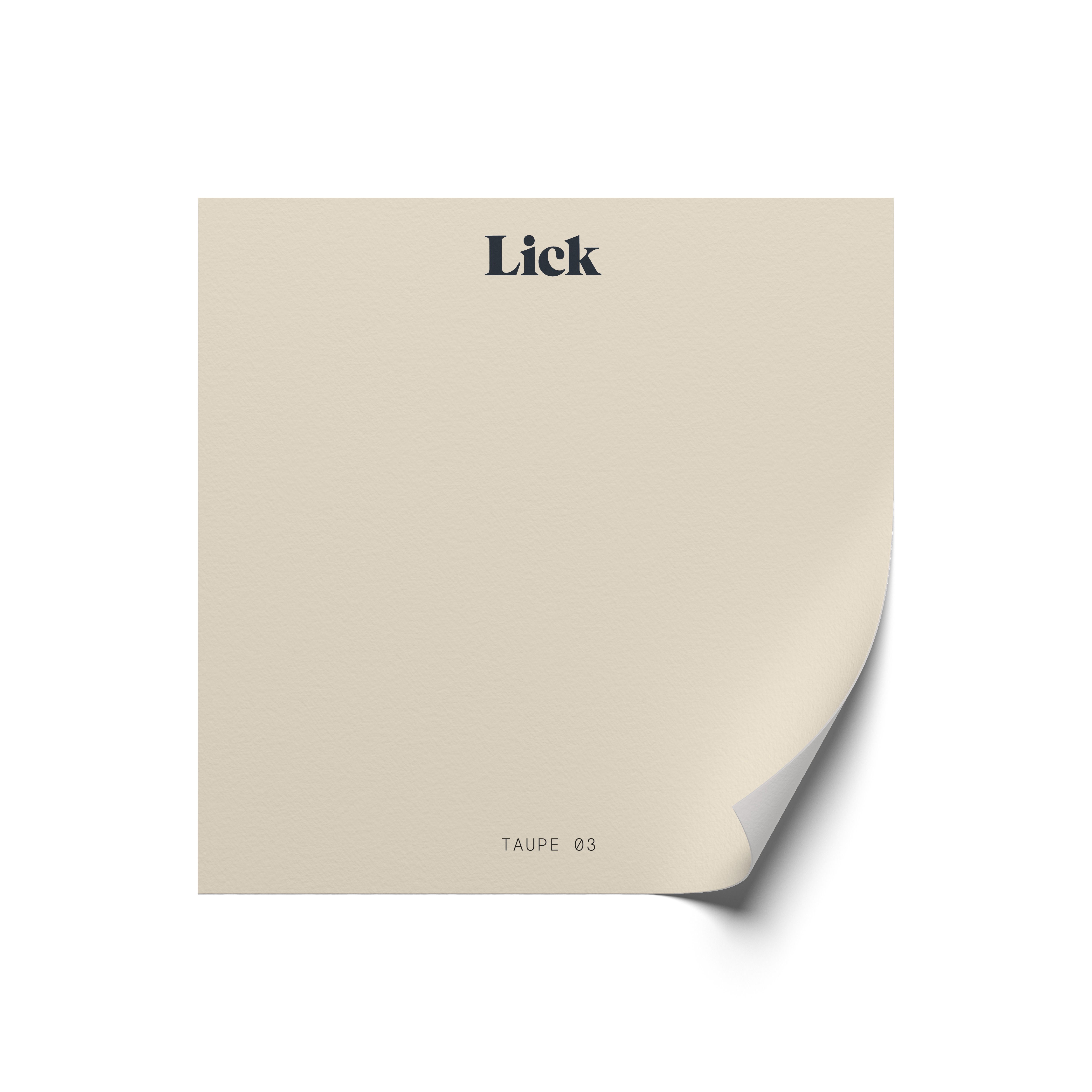 Lick Taupe 03 Peel & stick Tester