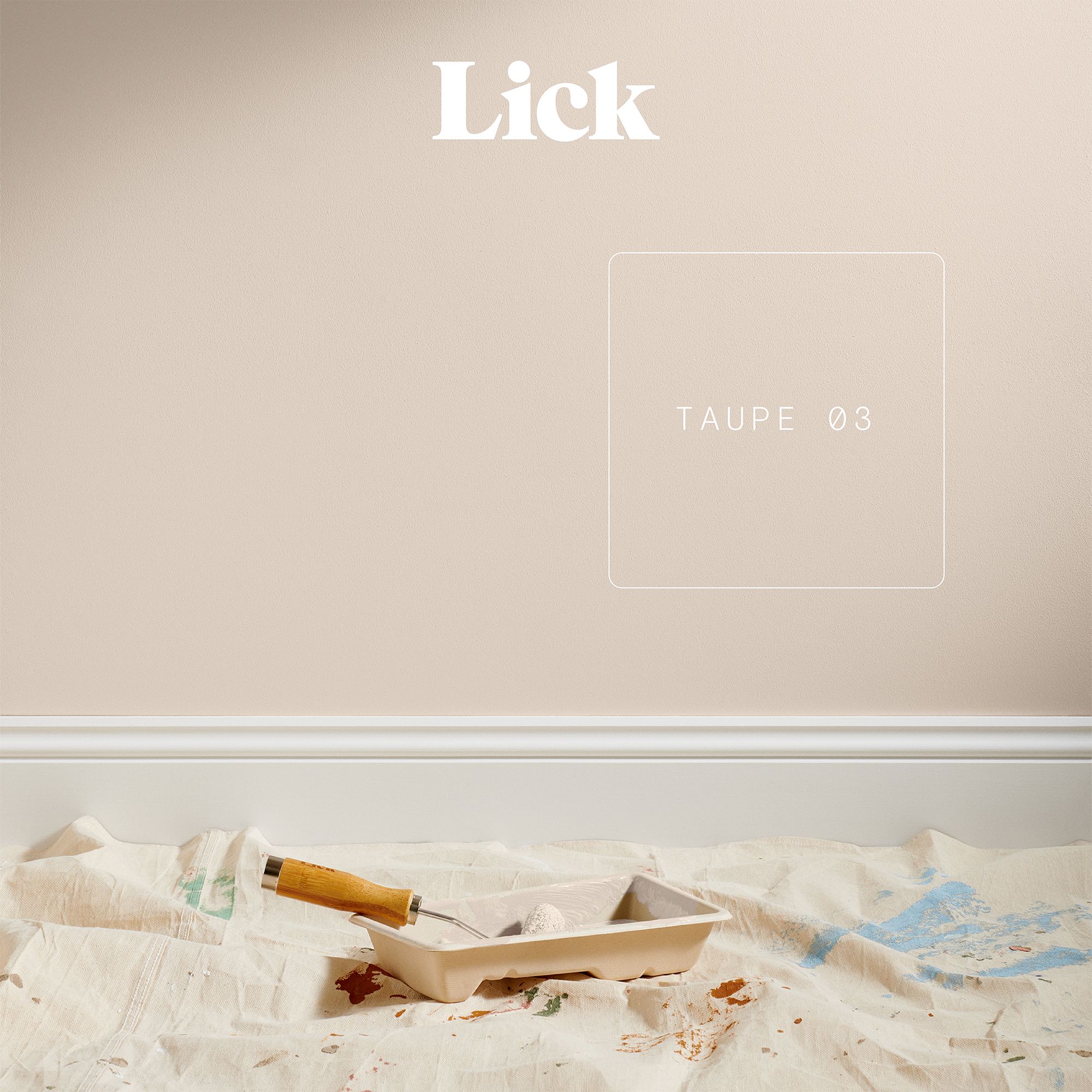 Lick Taupe 03 Peel & stick Tester