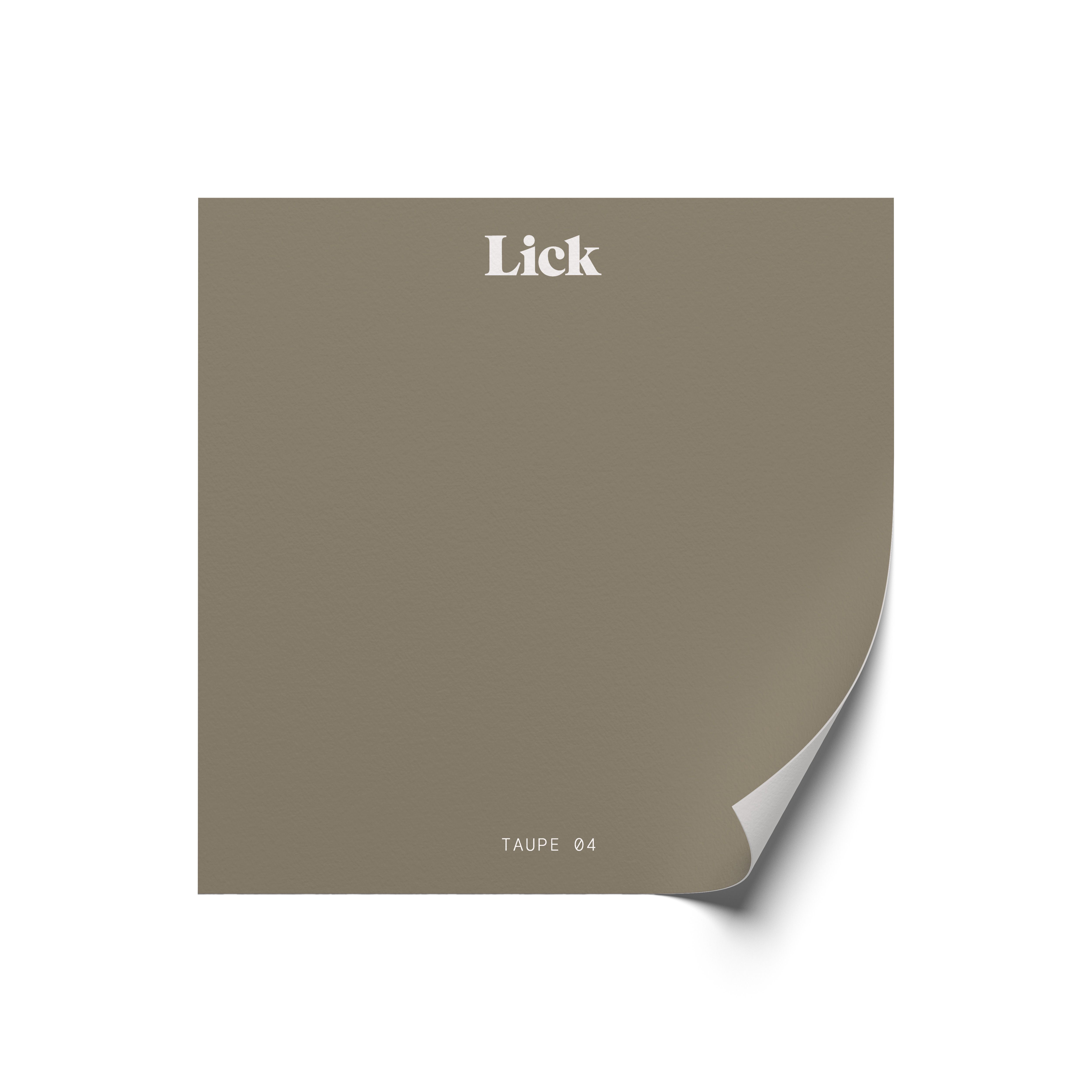 Lick Taupe 04 Peel & stick Tester