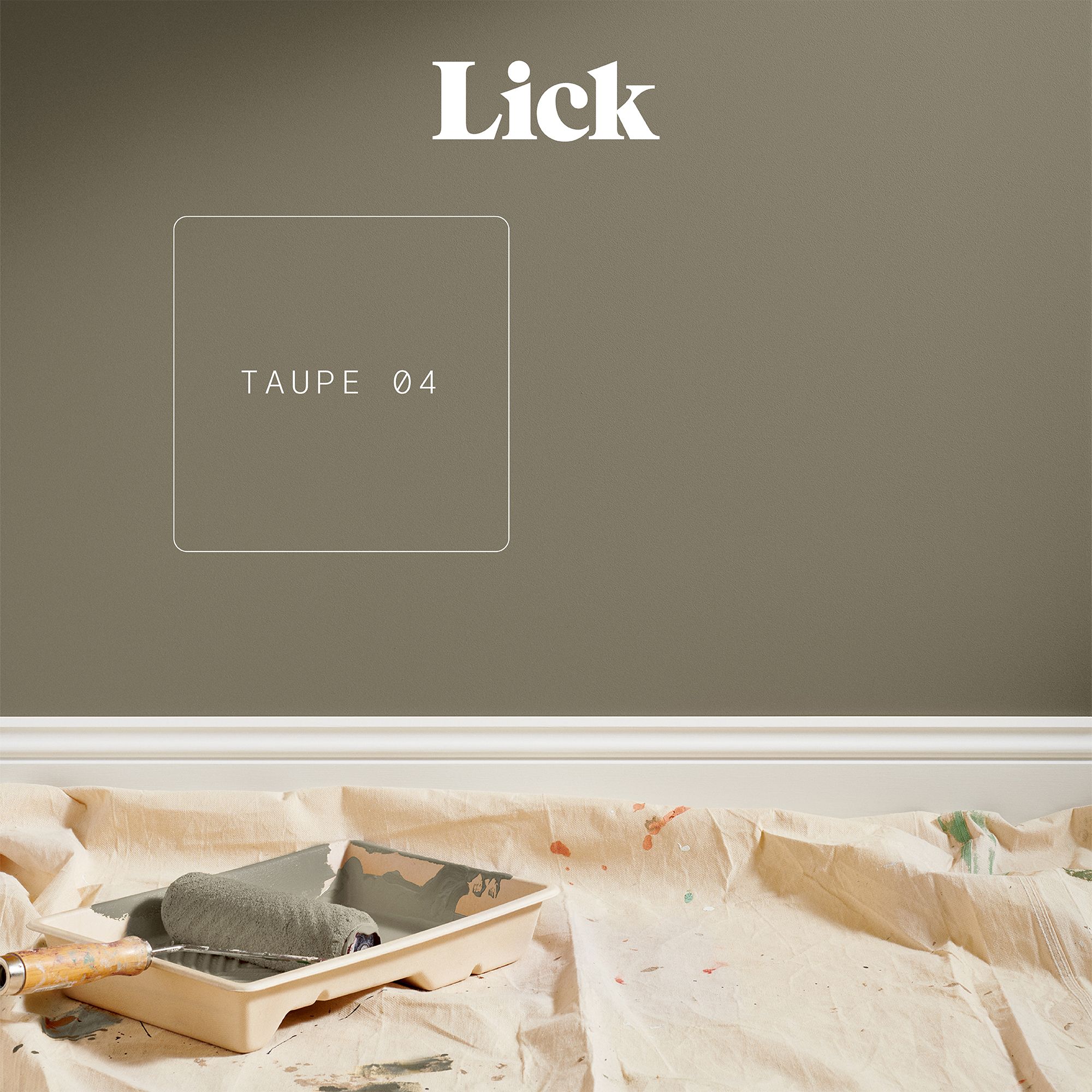 Lick Taupe 04 Peel & stick Tester