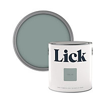Lick Teal 01 Eggshell Emulsion paint, 2.5L