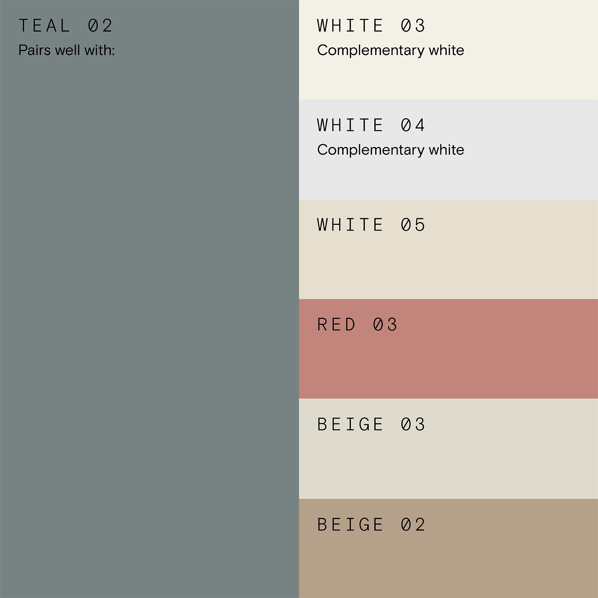Lick Teal 02 Matt Wall & ceiling Emulsion paint, 2.5L