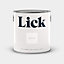 Lick White 02 Eggshell Emulsion paint, 2.5L