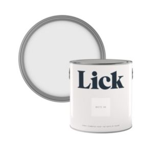 Lick White 04 Eggshell Emulsion paint, 2.5L