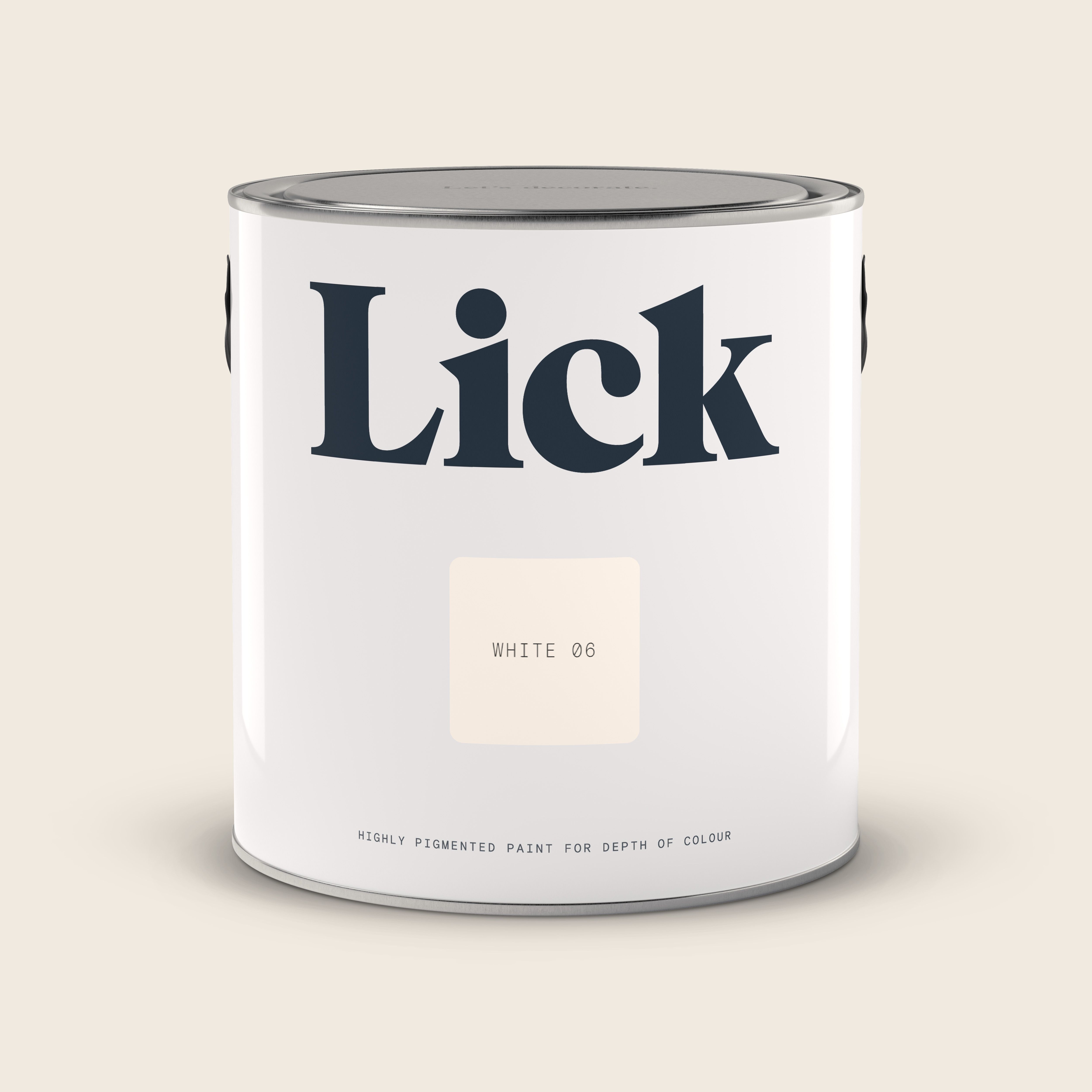 Lick White 06 Eggshell Wall & ceiling Emulsion paint, 2.5L