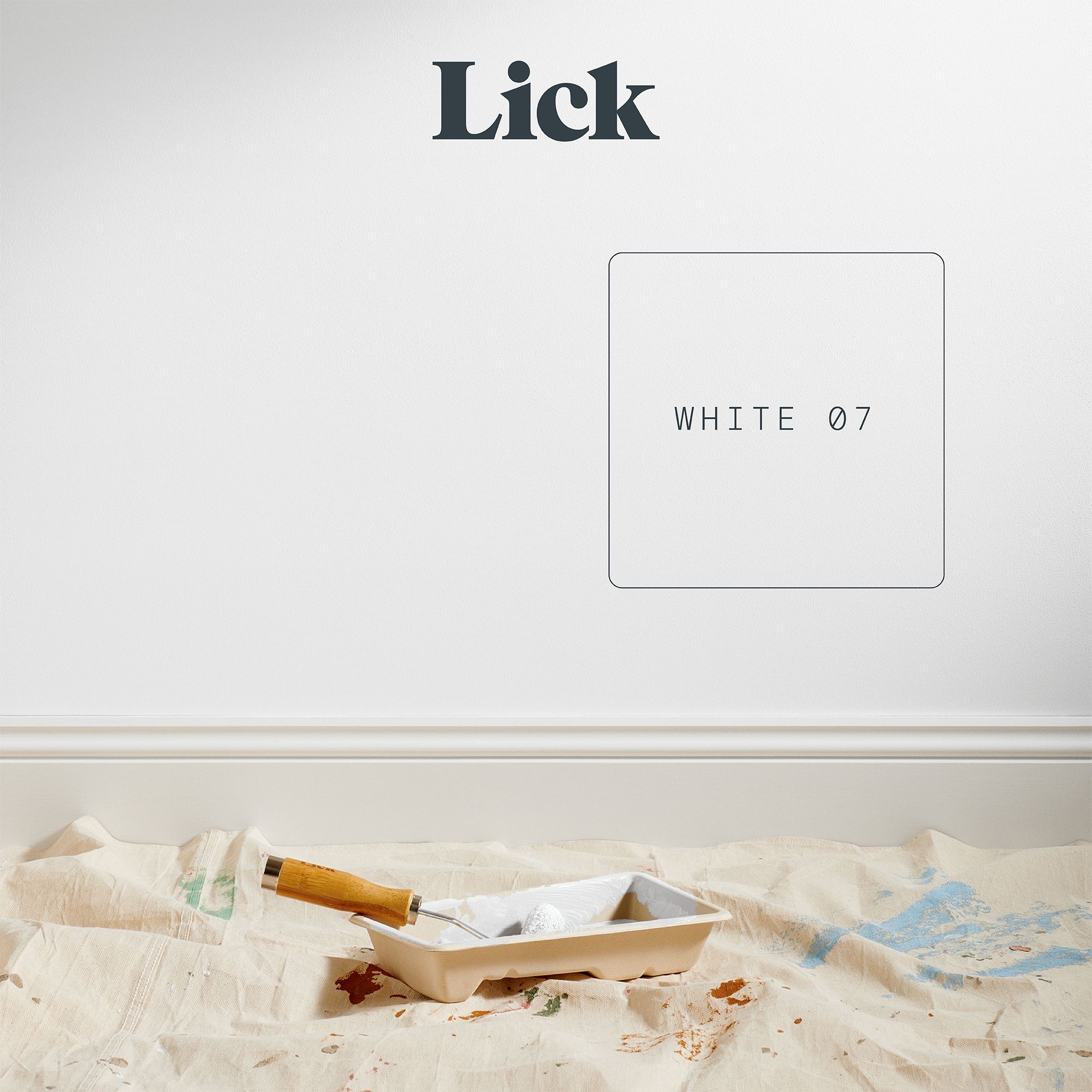 Lick White 07 Eggshell Wall & ceiling Emulsion paint, 2.5L