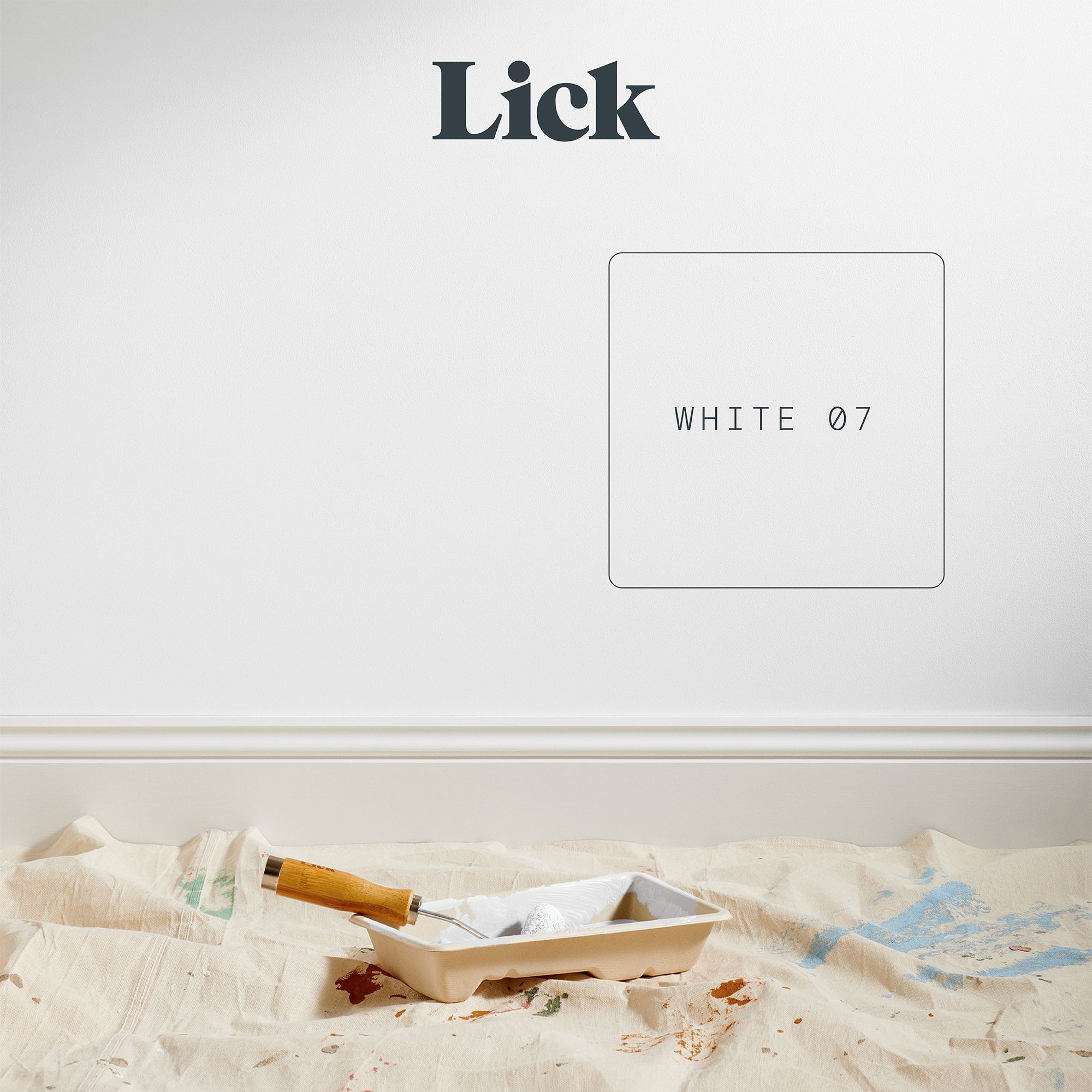 Lick White 07 Matt Emulsion paint, 2.5L