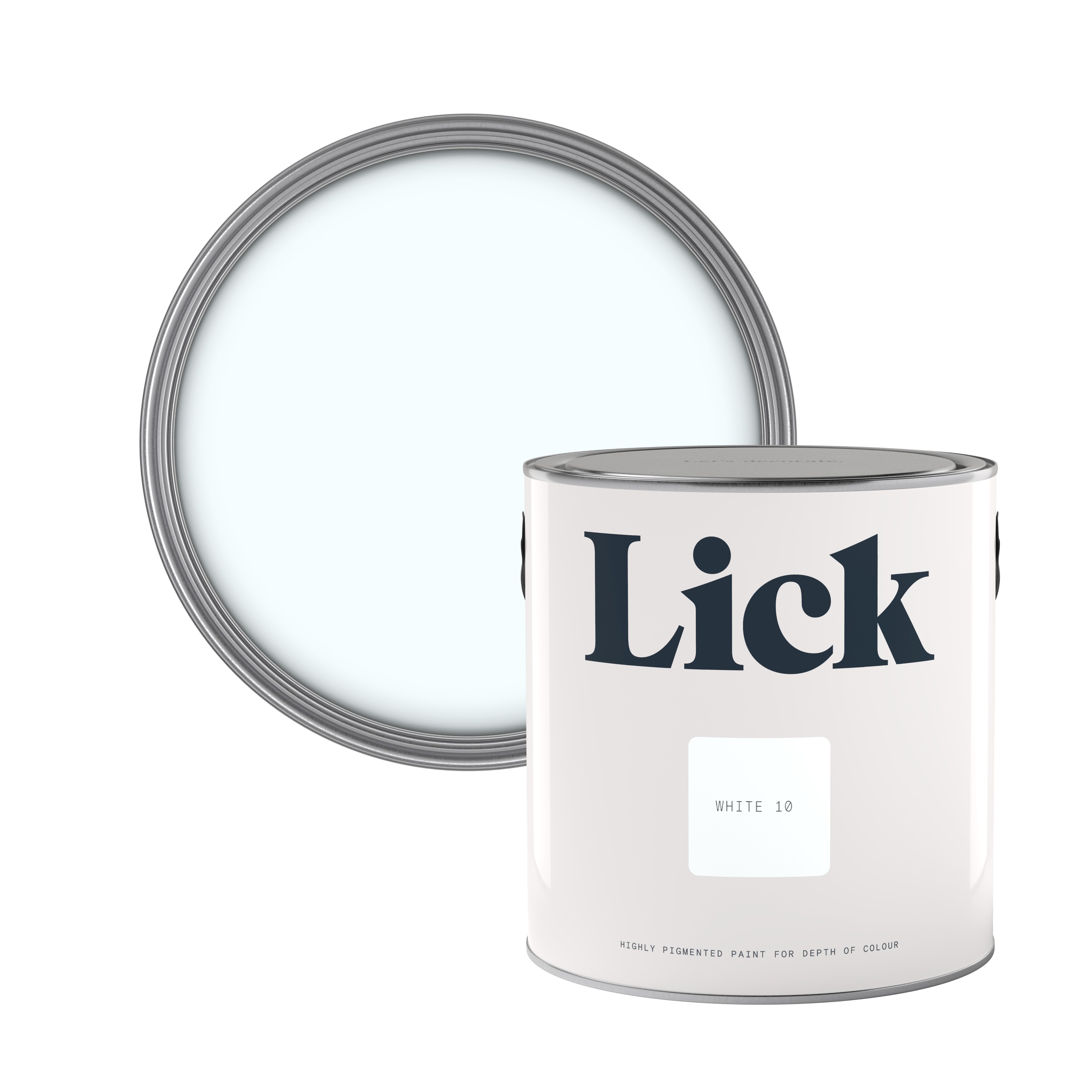 Lick White 10 Eggshell Emulsion paint, 2.5L