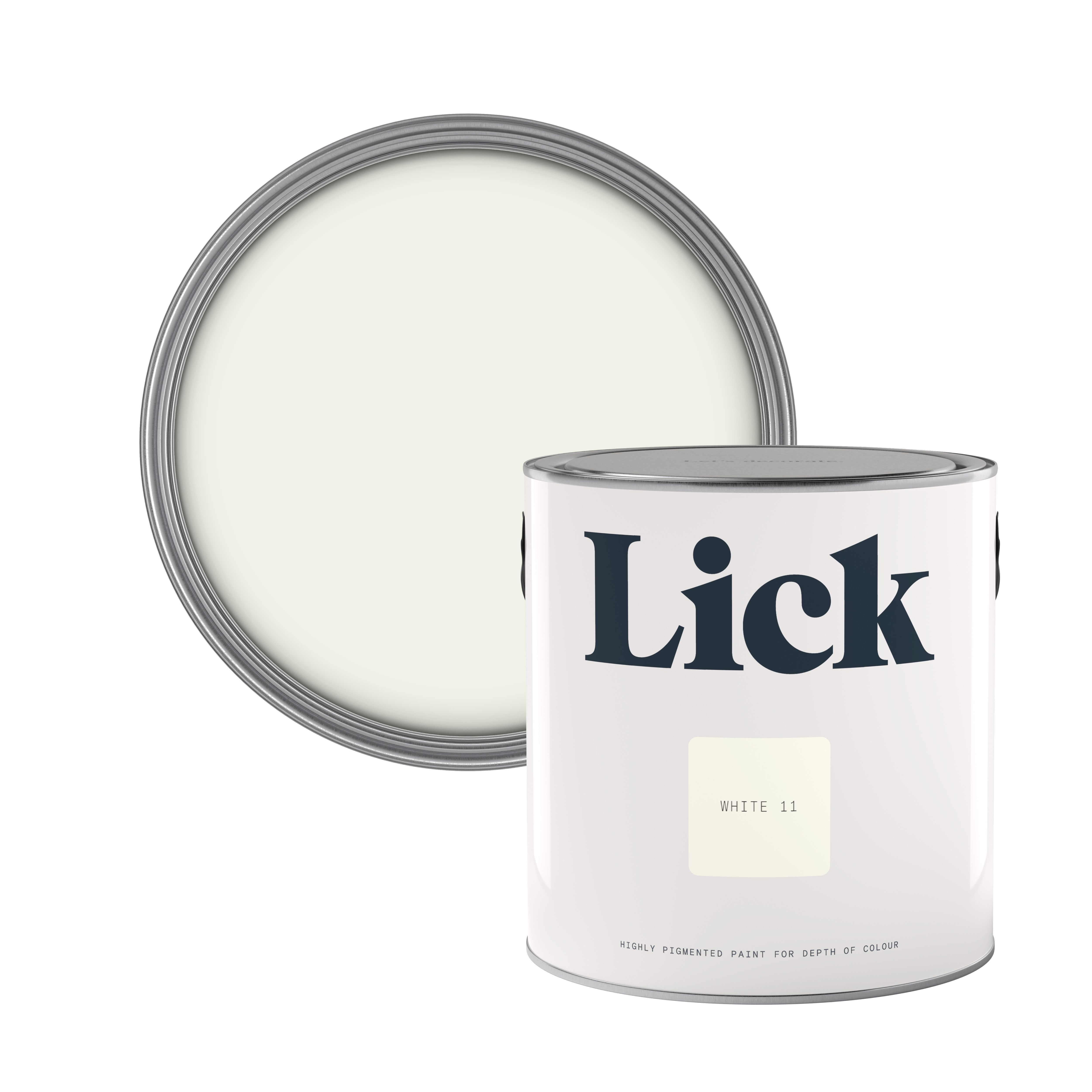 Lick White 11 Eggshell Emulsion paint, 2.5L