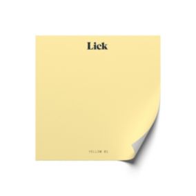 Lick Yellow 01 Peel & stick Tester