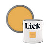 Lick Yellow 02 Eggshell Emulsion paint, 2.5L