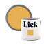 Lick Yellow 02 Matt Emulsion paint, 2.5L
