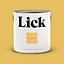 Lick Yellow 03 Eggshell Emulsion paint, 2.5L