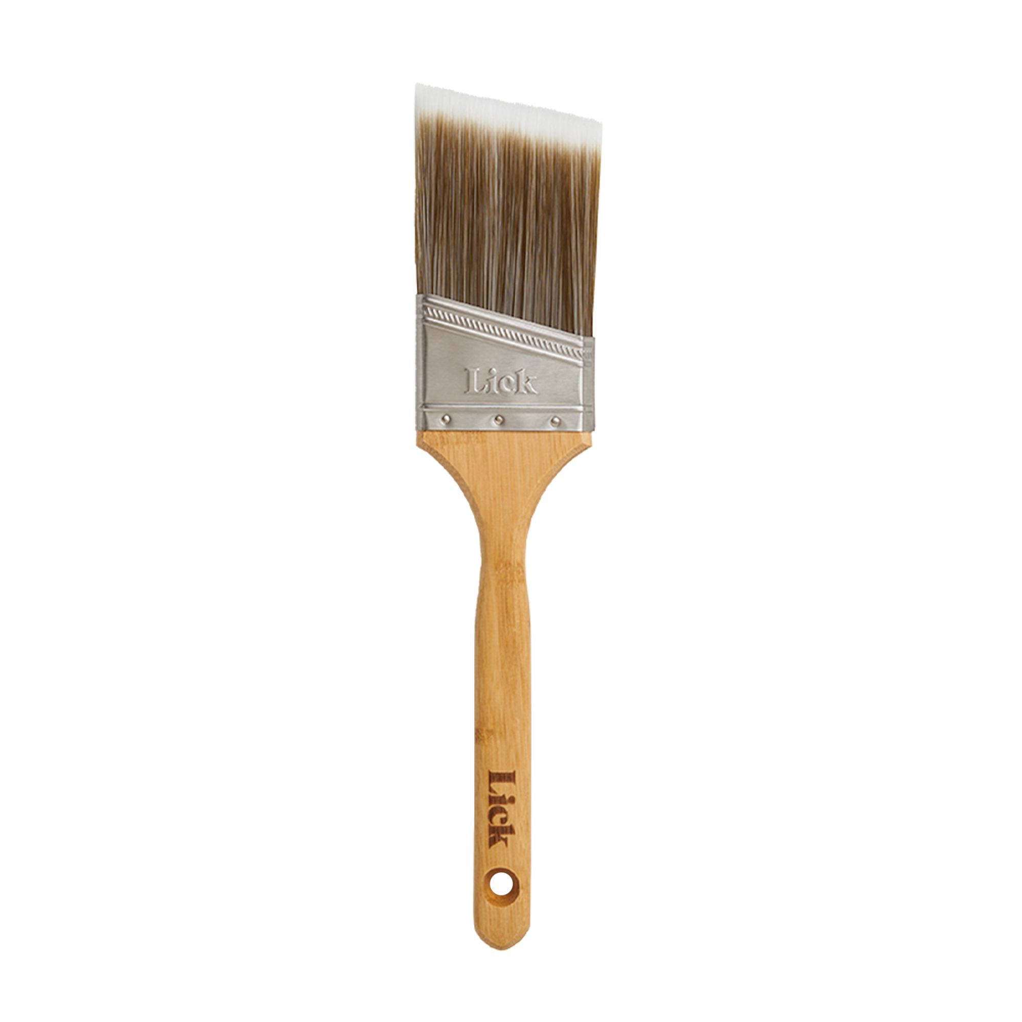 LickTools 2½" Precision tip Angled paint brush DIY at B&Q