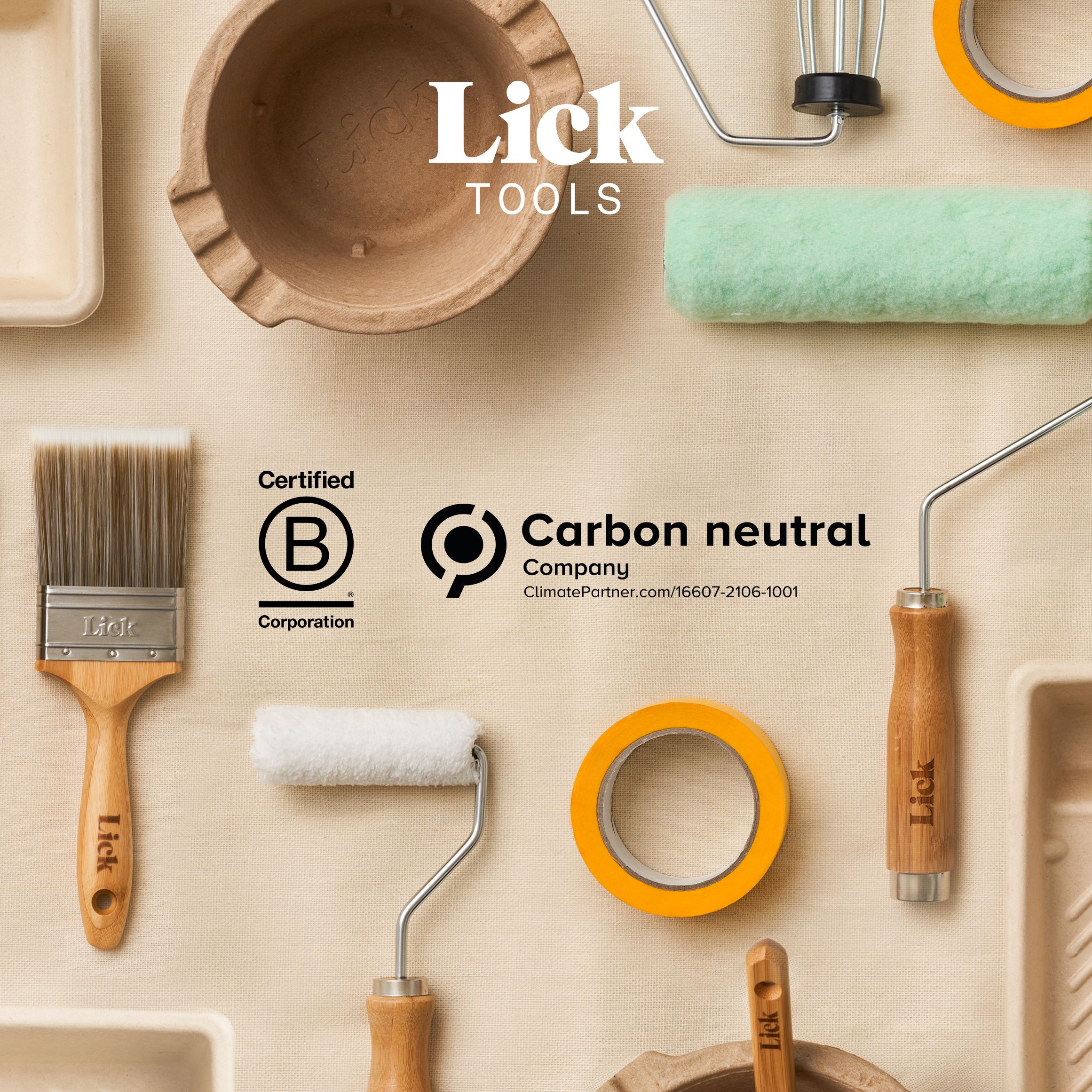 LickTools 2½" Precision tip Comfort Angled paint brush