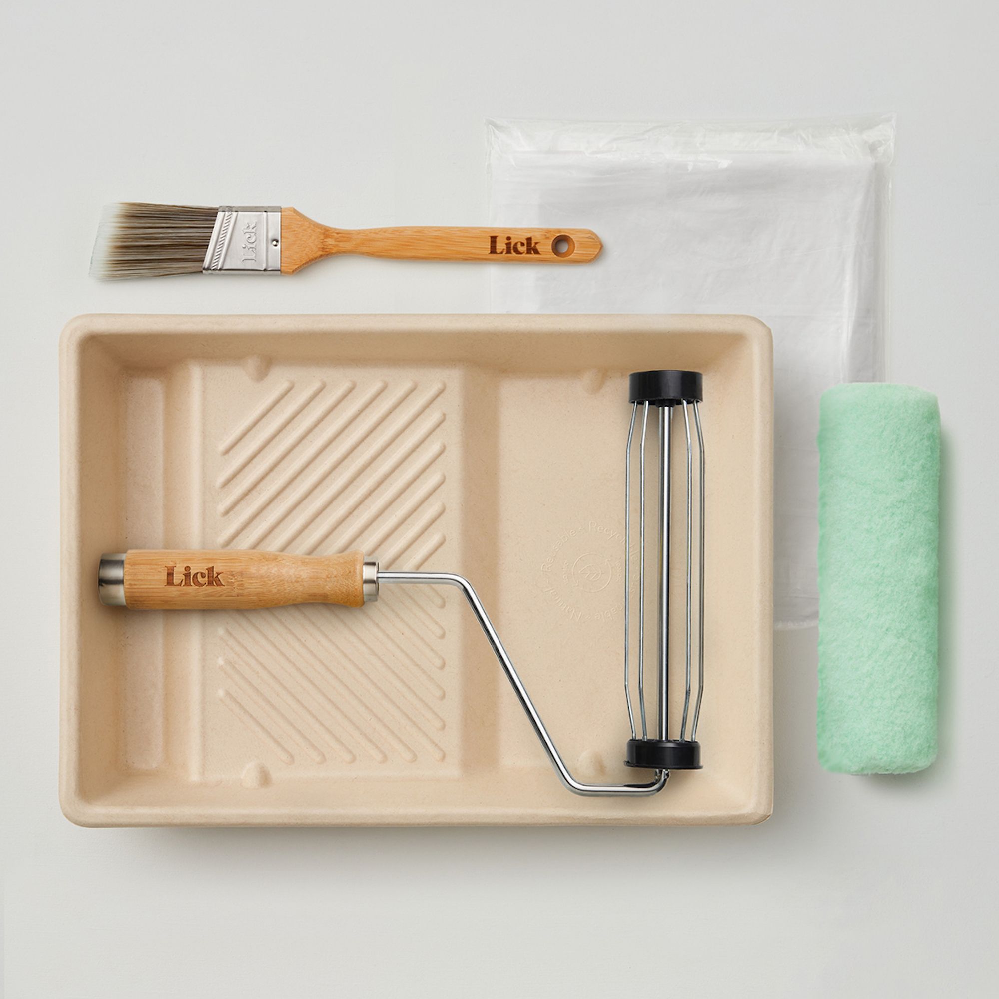 LickTools 9" Medium pile Decorating set, 5 pieces