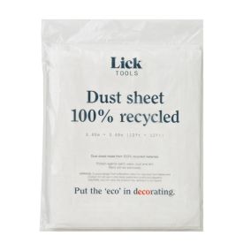 LickTools Large 100% Recycled Plastic Dust sheet