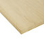Light Oak Light oak effect Fully edged Furniture panel, (L)1.2m (W)400mm (T)18mm
